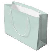 Spring Mint Solid Color Groot Cadeauzakje (Achterkant Gekanteld)