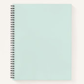 Spring Mint Solid Color Notitieboek (Voorkant)