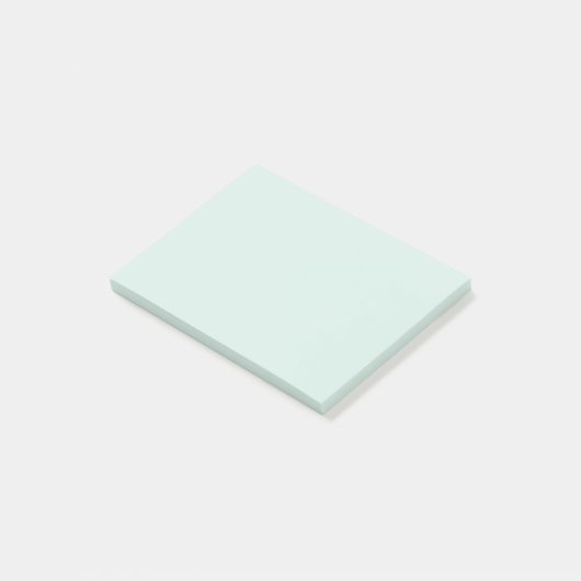 Spring Mint Solid Color Post-it® Notes (Schuin)