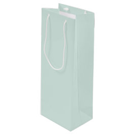 Spring Mint Solid Color Wijn Cadeautas