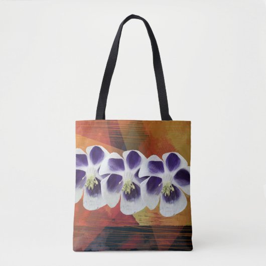 Spring Mood Geometrische Design Canvas tas (Voorkant)