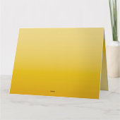 SPRING MOOD – Soft Yellow | deep to light |  Bedankkaart (Achterkant)