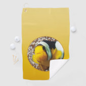 SPRING MOOD – Soft Yellow | deep to light |  Golfhanddoek (Insitu)