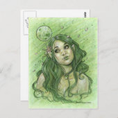 Spring Moon Briefkaart (Voorkant / Achterkant)