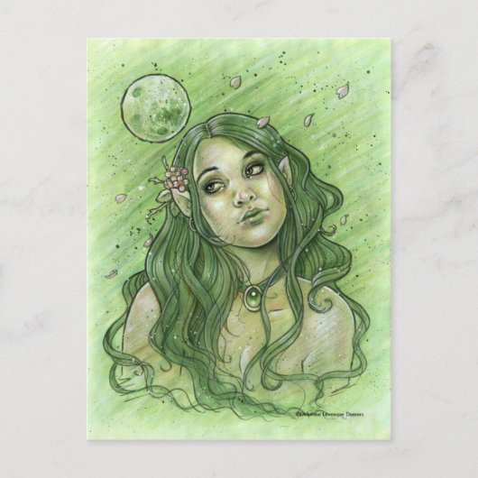 Spring Moon Briefkaart (Voorkant)