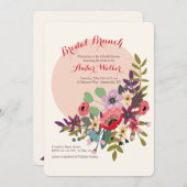 Spring Moon Invitation Kaart (Voorkant / Achterkant)