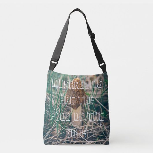 Spring Morel Mushroom Crossbody Tas (Voorkant)