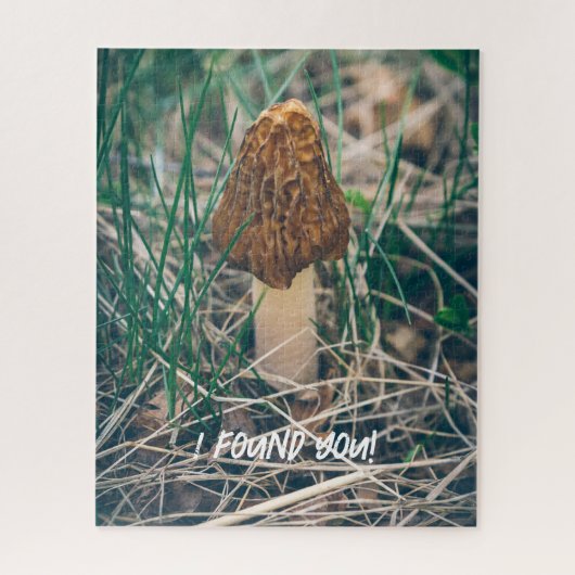 Spring Morel Mushroom Legpuzzel (Verticaal)