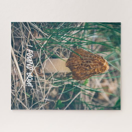 Spring Morel Mushroom Legpuzzel (Horizontaal)