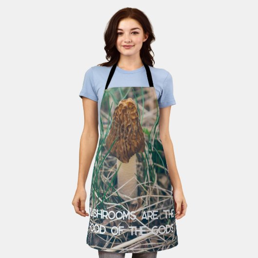 Spring Morel Mushroom Schort (Gedragen)