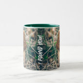 Spring Morel Mushroom Tweekleurige Koffiemok (Center)