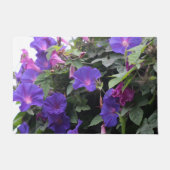 Spring Morning Glories in Blue Deurmat (Voorkant)