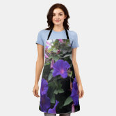 Spring Morning Glories in Blue Schort (Gedragen)