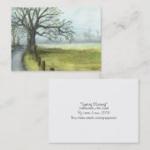 "Spring Morning" Visitekaartje (Voorkant / Achterkant)