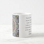 Spring Moss Mandala Mok met Citaat (Center)