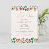 Spring Mosterd Geel Paarse Bloem Vrijgezellenfeest Kaart (Staand voorkant)