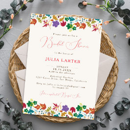 Spring Mosterd Geel Paarse Bloem Vrijgezellenfeest Kaart