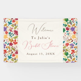 Spring Mosterd Geel Paarse Bloem Vrijgezellenfeest Spandoek