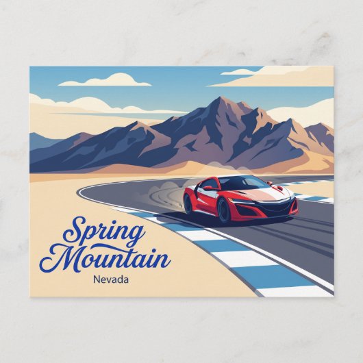 Spring Mountain Motor Resort VS Briefkaart (Voorkant)