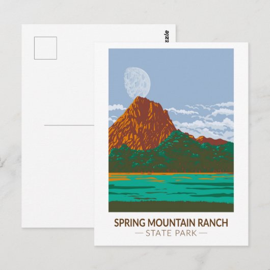 Spring Mountain Ranch State Park Nevada  Briefkaart (Voorkant / Achterkant)