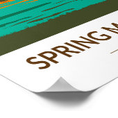 Spring Mountain Ranch State Park Nevada Retro  Poster (Hoek)