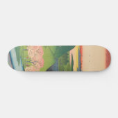 Spring Mt Fuji  Ukiyo-e Japanse kunst Persoonlijk Skateboard (Horizontaal)