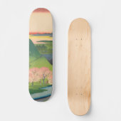 Spring Mt Fuji  Ukiyo-e Japanse kunst Persoonlijk Skateboard (Voorkant)