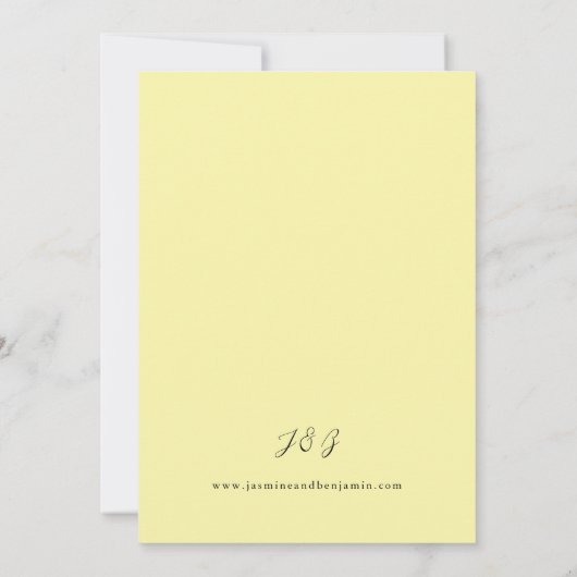 Spring Multi Kleur Bloemen Huwelijk 3a Kaart (Achterkant)