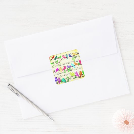 Spring Musical Sticker (Envelop)