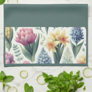 Spring naar Pasen Theedoek