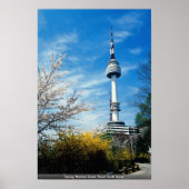 Spring, Namsan Tower, Seoul, Zuid-Korea Poster (Voorkant)