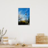 Spring, Namsan Tower, Seoul, Zuid-Korea Poster (Keuken)