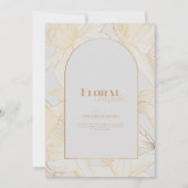 Spring narcissen bloemen lijn kunst. kaart (Voorkant)