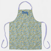 Spring narcissen en bijen thema bewerkbaar Schort (Voorkant)