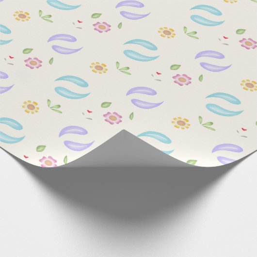 Spring Natuur Design Cadeaupapier (Hoek)