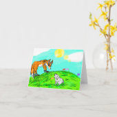 Spring Note Card Kaart (Gele Bloem)