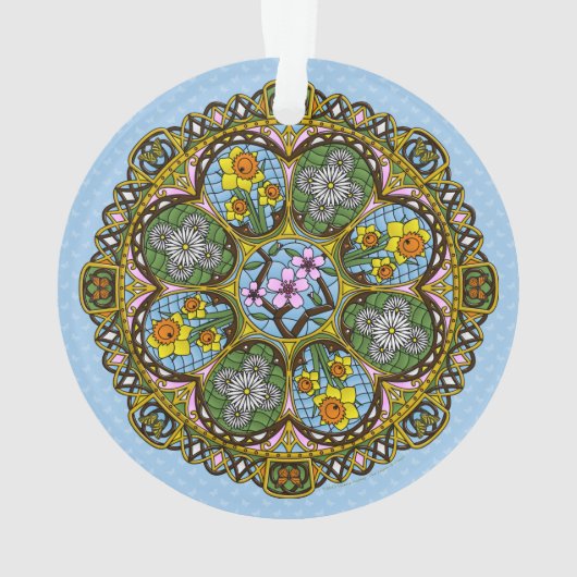 Spring Nouveau Acryl Ornament (achterkant)