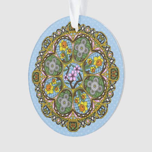 Spring Nouveau Acryl Ornament (voorkant)