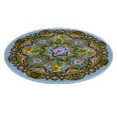 Spring Nouveau glazen snijplank (Hoek)