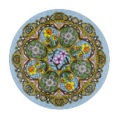 Spring Nouveau glazen snijplank (Voorkant)