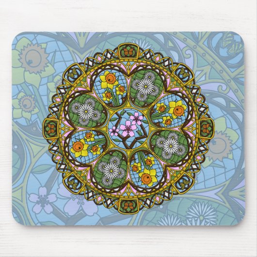 Spring Nouveau Mousepad Muismat (Voorkant)