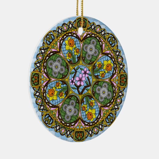 Spring Nouveau Ornament (Rechts)