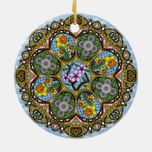 Spring Nouveau Ornament (Achterkant)