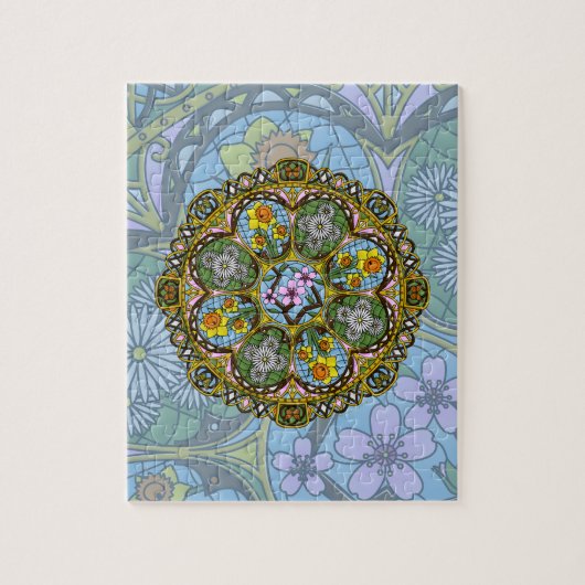 Spring Nouveau Puzzle Legpuzzel (Verticaal)