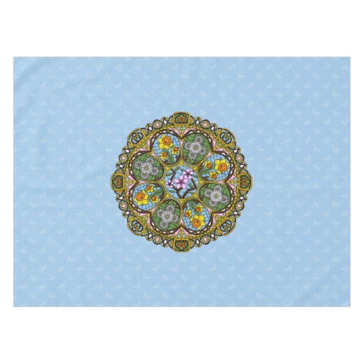Spring Nouveau tafelkleed (Voorkant (Horizontaal))