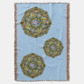 Spring Nouveau Throw Blanket Deken (Voorkant Verticaal)