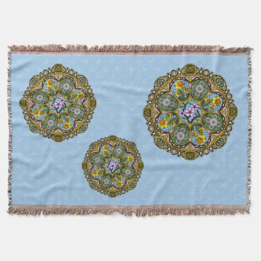 Spring Nouveau Throw Blanket Deken (Voorkant)