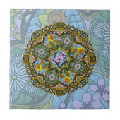 Spring Nouveau Tile Tegeltje (Voorkant)