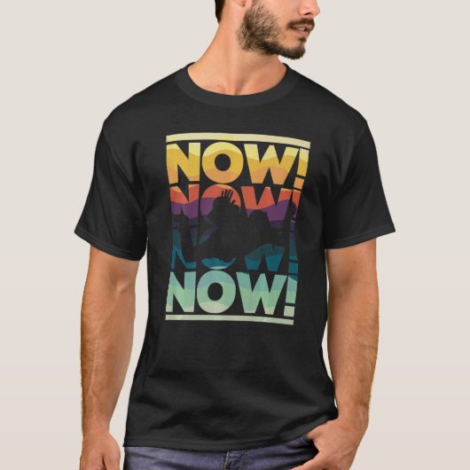 Spring Nu Golvende Schermspringer En Vrijevalscher T-shirt (Voorkant)