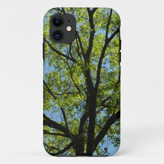 Spring Oak Tree Vibrant Natuur Case-Mate iPhone Case (Achterkant)